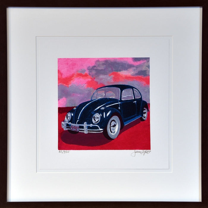 James Francis Gill: Mini Bug - Pink Sky