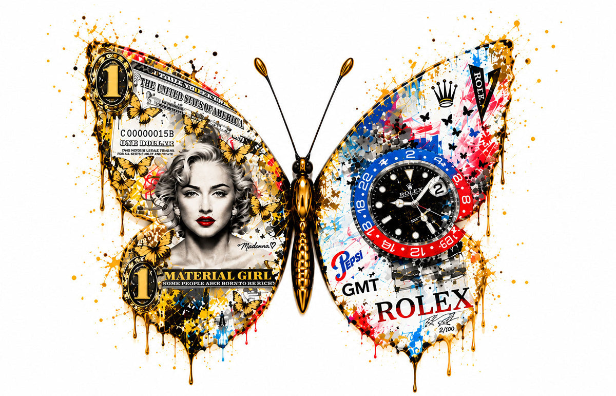 Schmetterlingsmotiv zur Ausstellung The Butterfly Effect