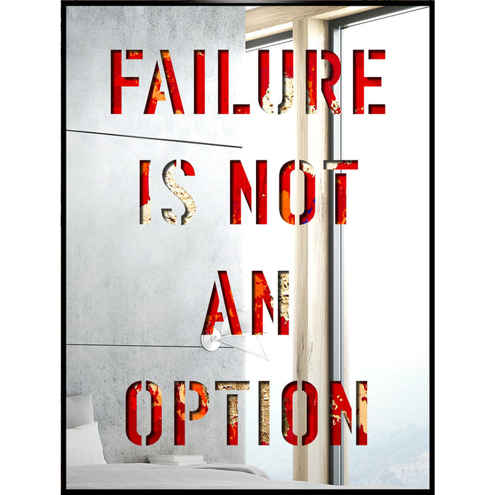 Pop Art Kunstwerk - Devin Miles: Failure is not an option #2