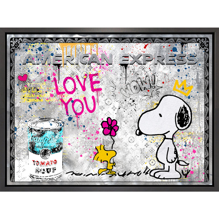 Pop Art Kunstwerk - Devin Miles "Love Express"